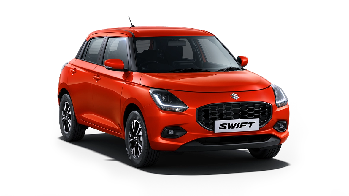 Maruti Swift 2024 Novel Orange