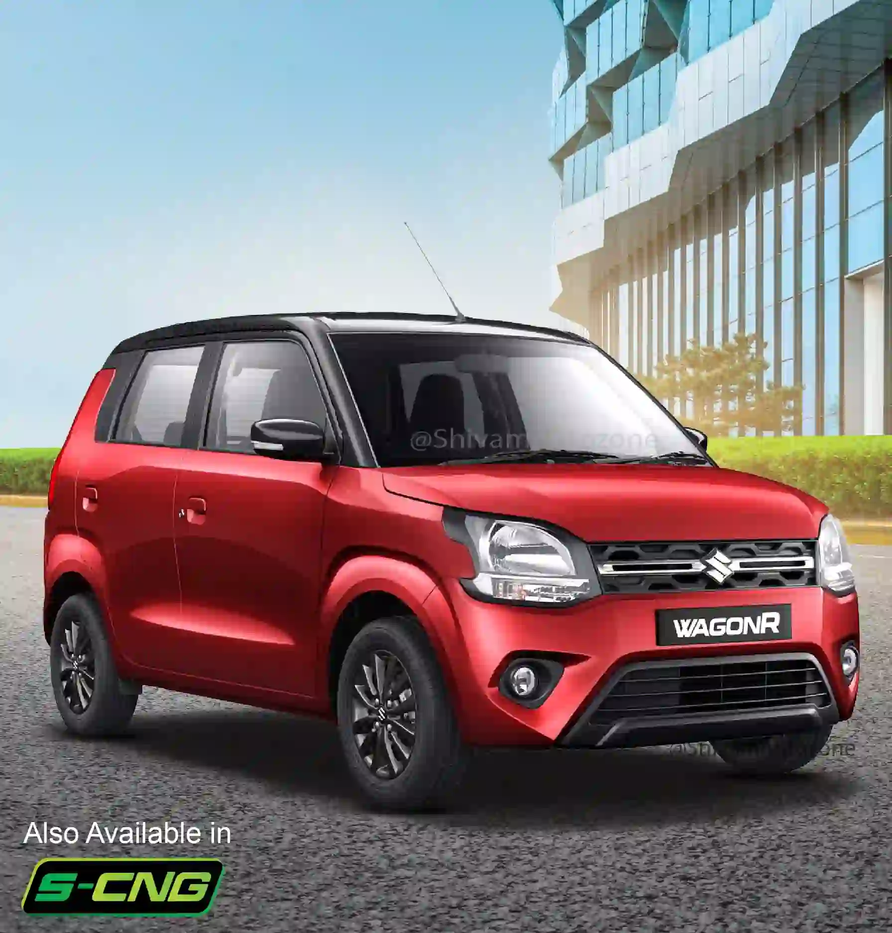 Wagon R available in petrol and SCNG at Maruti Suzuki Shivam Autozone