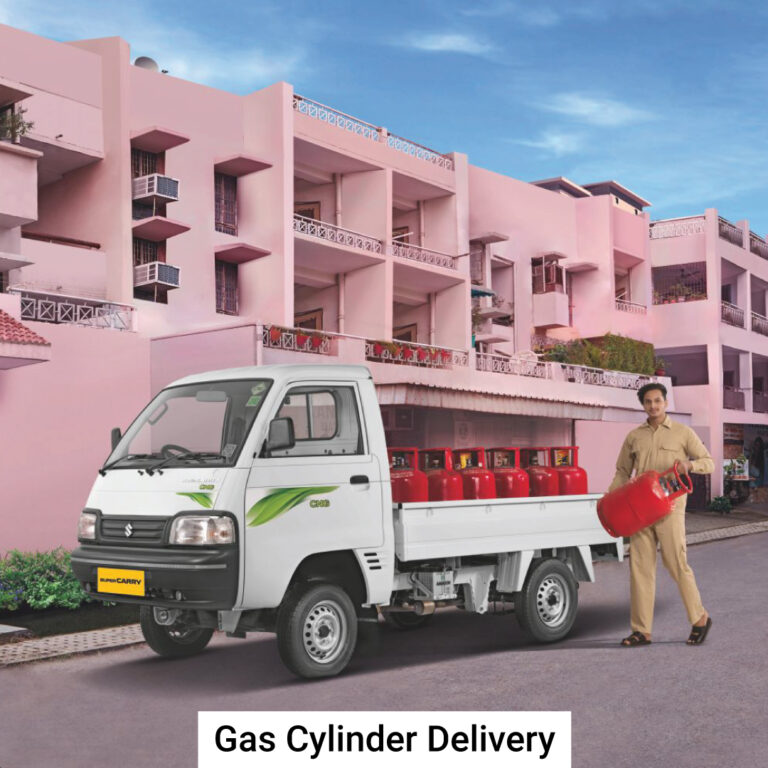 New Maruti Super Carry 2025 mini truck with advanced safety features on display at Shivam Autozone Mumbai, Thane and Palghar showrooms