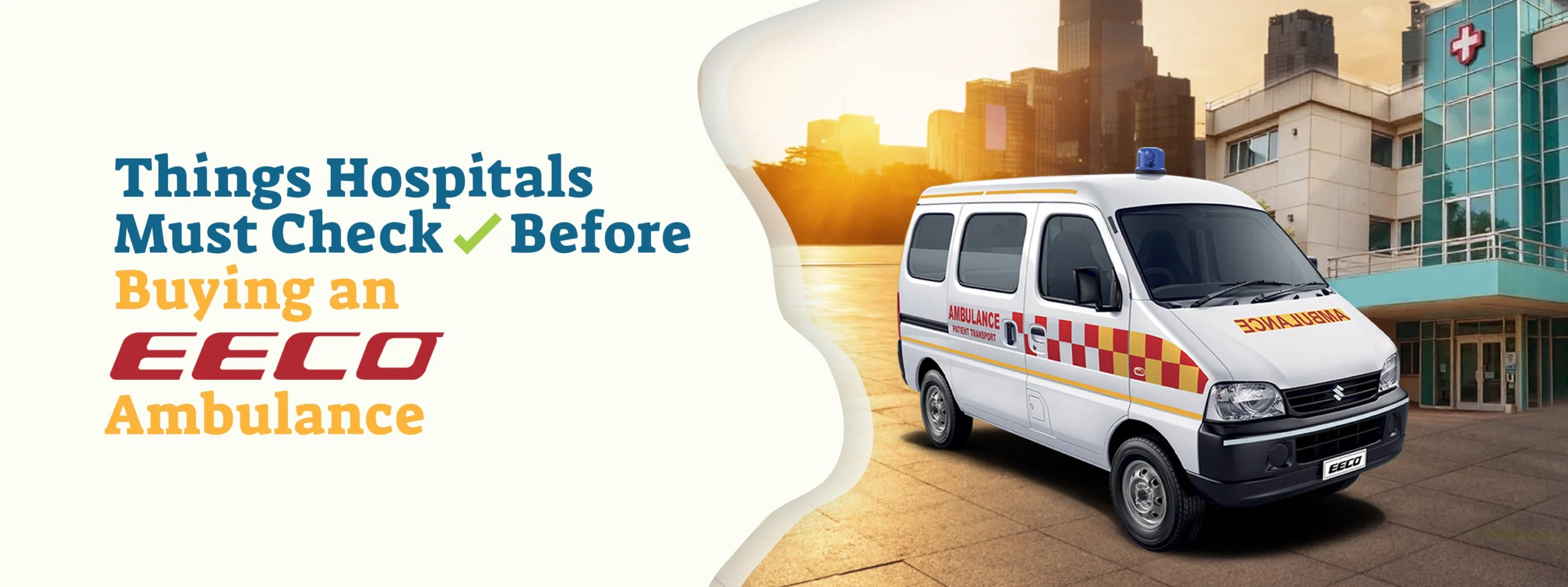 Buy Ambulance for Hospital - Shivam Autozone
