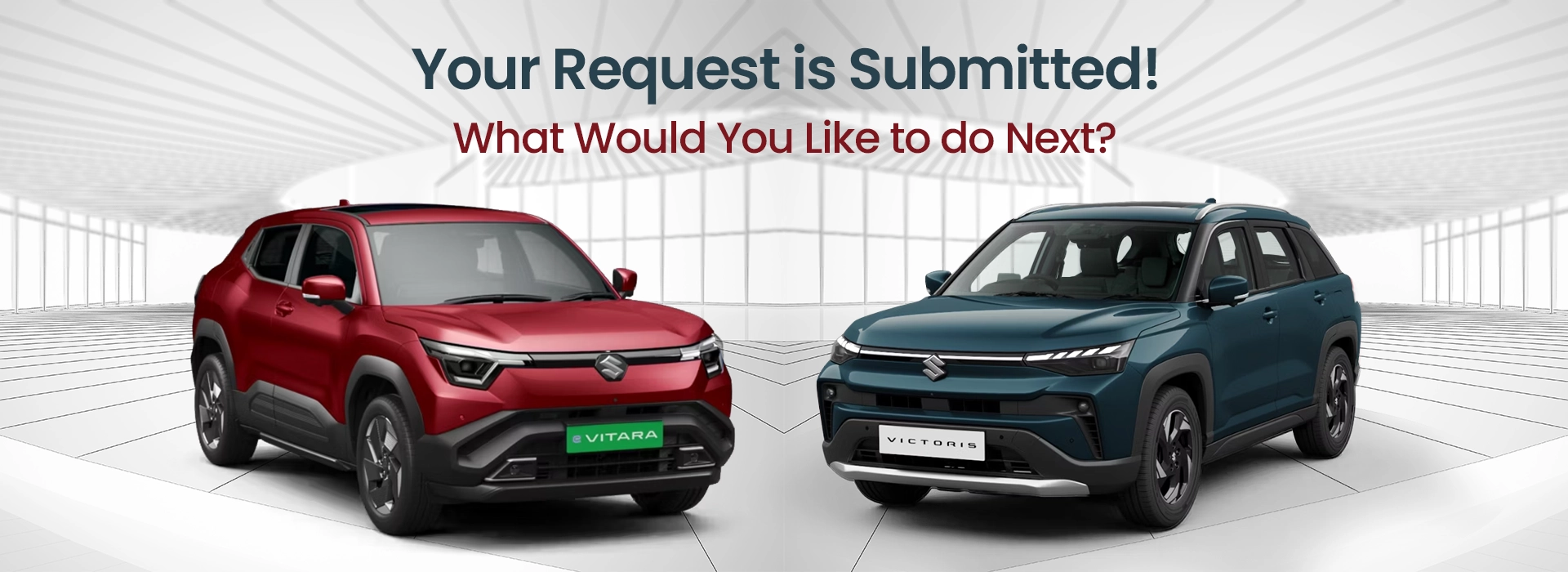 Maruti Suzuki Car Showroom & Service - 1009 Thank you page banner