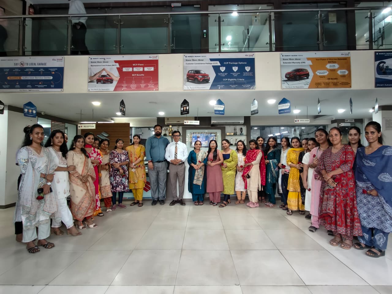 Customer Event or Car Delivery at Shivam Autozone Maruti Suzuki Showroom